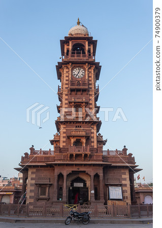 Clock tower or Ghanta Ghar at Sardar Market , Jodhpur, Rajasthan, India. Built by Maharaja Sardar Sngh in 1880 to 1911. Clock tower or Ghanta Ghar at Sardar Market , Jodhpur, Rajasthan, India. Built by Maharaja Sardar Sngh in 1880 to 1911. 74900379