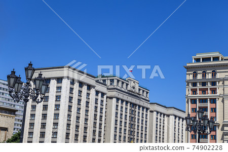 Building of The State Duma of the Federal Assembly of Russian Federation, Moscow, Russia (day) 74902228