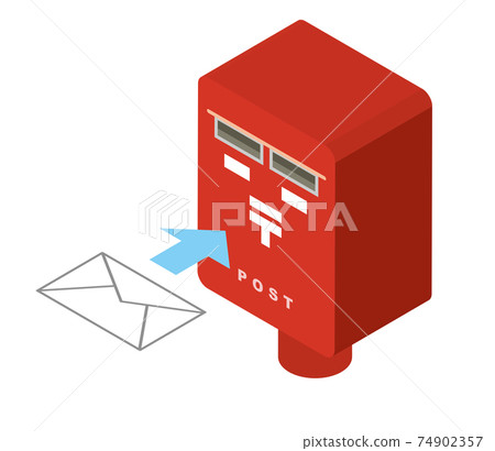 Postbox isometric Postbox isometric 74902357