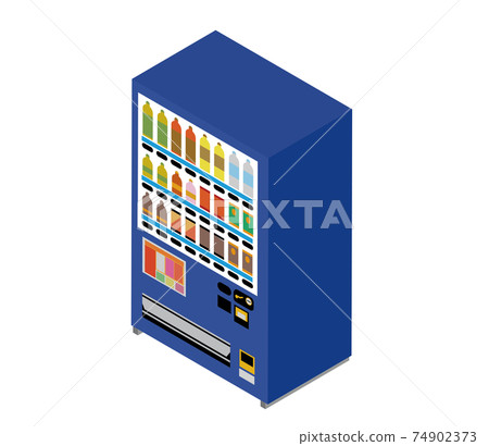 自動售貨機等軸測圖 74902373