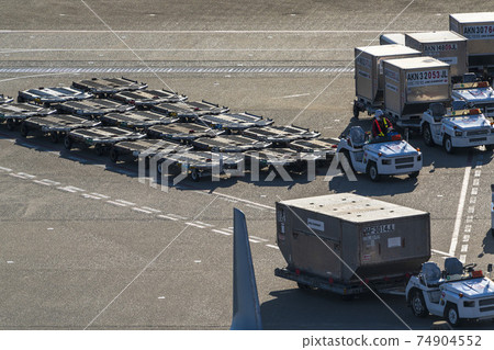 機場風光牽引車和大田區多莉,東京 機場風光牽引車和大田區多莉,東京 74904552