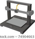 FDM (Fused Deposition Modeling) 3D printer 74904663