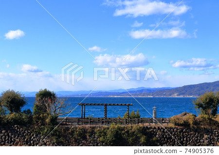 大山岬河野公園冬季（高知縣阿奇市） 74905376