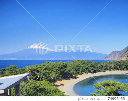 Shizuoka Prefecture Mihama Cape and Fuji February Shizuoka Prefecture Mihama Cape and Fuji February 74906433
