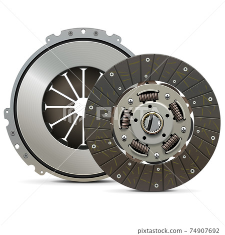Vector Clutch Plate with Clutch Cover Vector Clutch Plate with Clutch Cover 74907692