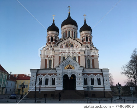 A church of silence that I met during a walk in Tallinn 74909009