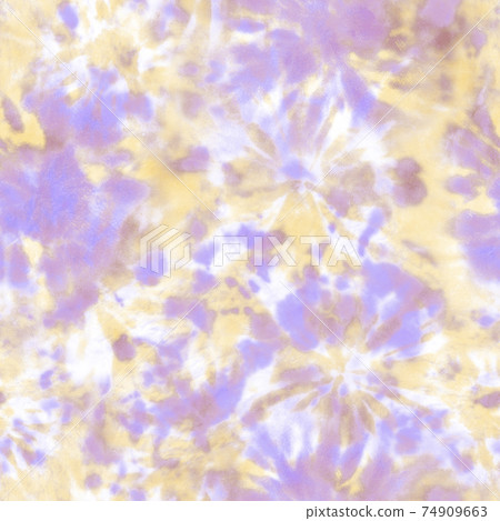 Tie dye shibori seamless pattern. Watercolour - Stock