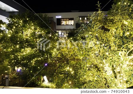 Okayama Aeon Hallemachi Garden Okayama City Stock Photo