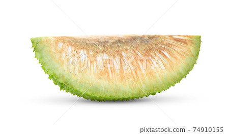 slice breadfruit on white background slice breadfruit on white background 74910155