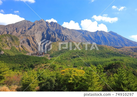[Kagoshima Prefecture] Sakurajima seen from Yunohira Observatory 74910297