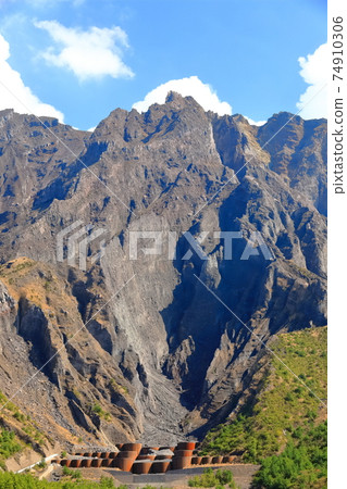 [鹿兒島縣]湯平平天文台看到的櫻島 74910306