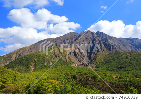 [Kagoshima Prefecture] Sakurajima seen from Yunohira Observatory 74910319