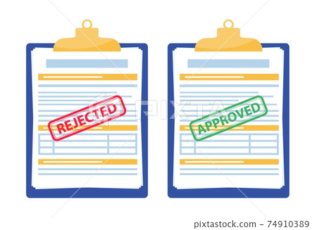 Clipboard with document, Clipboard with document, 74910389