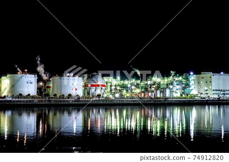 Yokkaichi Dome Mae Factory Night View Kasumigaura Ryokuchi Park Yokkaichi Dome Mae Factory Night View Kasumigaura Ryokuchi Park 74912820