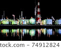 Yokkaichi Dome Mae Factory Night View Kasumigaura Ryokuchi Park 74912824