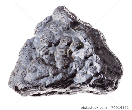 rough Kidney Ore (Hematite) stone on white 74914551