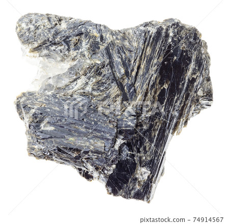 raw Gedrite stone on white 74914567