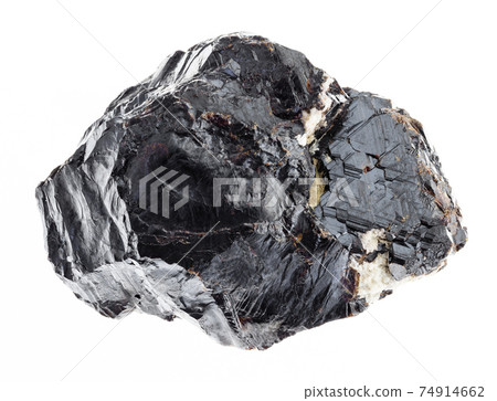 rough sphalerite (zinc blende) stone on white rough sphalerite (zinc blende) stone on white 74914662