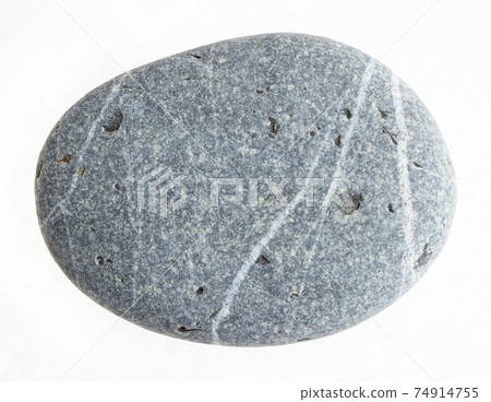 pebble from graywacke sandstone on white pebble from graywacke sandstone on white 74914755