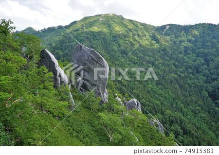 Mt. Gaki from the ridge of Mt. Karasawa 74915381