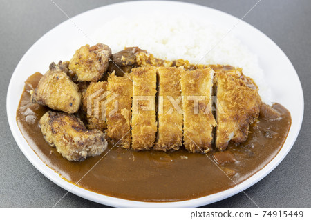 美味的炸豬排咖哩 美味的炸豬排咖哩 74915449