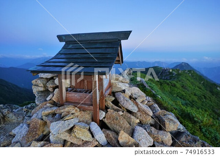 Shrine at the top of Mt. Gaki 74916533