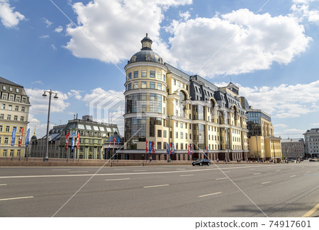 Bank of Russia building on Balchug street. Moscow, Russia. Bank of Russia is central bank of Russian Federation, founded in 1860 74917601
