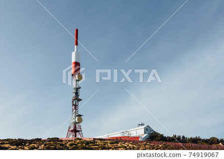 Teide Observatory telecommunications tower in Tenerife, Canary Islands, Spain 74919067