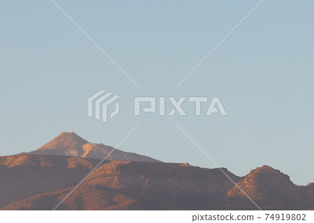 part of Mount Teide volcano 74919802