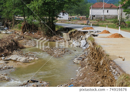 River after flooding River after flooding 74919876