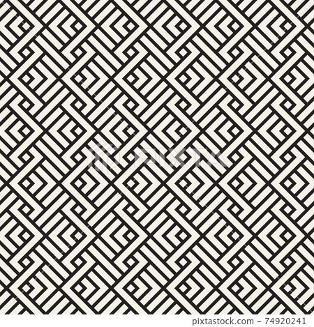 Vector seamless pattern. Ethnic stylish abstract texture. Repeating geometric tiles Vector seamless pattern. Ethnic stylish abstract texture. Repeating geometric tiles 74920241