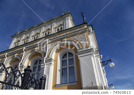 Inside of Moscow Kremlin, Russia (day). Grand Kremlin Palace 74920613