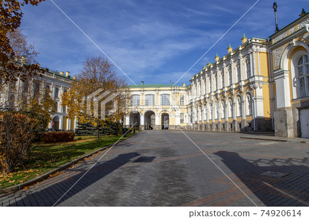 Inside of Moscow Kremlin, Russia (day). Inside of Moscow Kremlin, Russia (day). 74920614