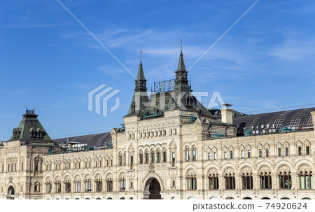 Main Universal Store (GUM), Red Square, Moscow, Russia. Main Universal Store (GUM), Red Square, Moscow, Russia. 74920624