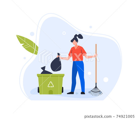 throwing trash on the ground clip art