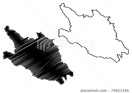 Hoa Binh Province (Socialist Republic of Vietnam, Subdivisions of Vietnam) map vector illustration, scribble sketch Tinh Hoa Binh map Hoa Binh Province (Socialist Republic of Vietnam, Subdivisions of Vietnam) map vector illustration, scribble sketch Tinh Hoa Binh map 74923166