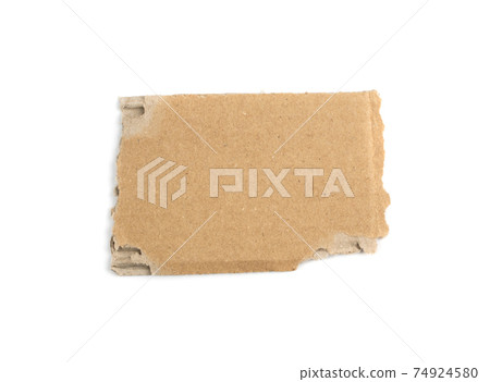 Cardboard, Carton, Ripped Kraft Paper, Wrapping Piece Cardboard, Carton, Ripped Kraft Paper, Wrapping Piece 74924580