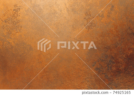 wall and floor gold yellow mosaic tiles texture background. 74925165