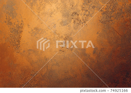 wall and floor gold yellow mosaic tiles texture background. 74925166