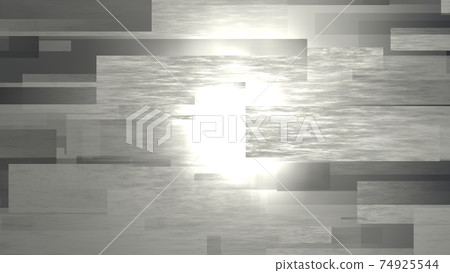 Geometry Abstract Flowing obi Silver [There is another Ver] 74925544