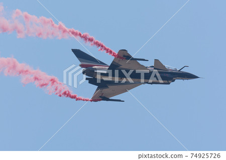 Chinese Air Force J-10 August 1st Solo Low Speed Fly Chinese Air Force J-10 August 1st Solo Low Speed Fly 74925726