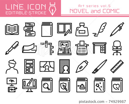 線圖標藝術系列第5卷小說和漫畫 74929987