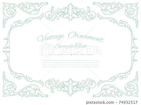 Vintage ornament set Vintage ornament set 74932517