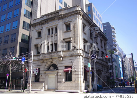 Retro Building in Senba, a historical city of Osaka 74933553