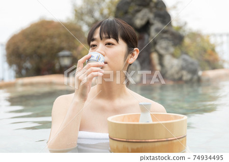 Hot spring image goto travel campaign 74934495