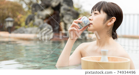 Hot spring image goto travel campaign 74934496