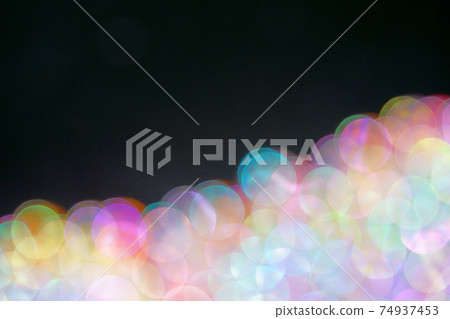 Jet black background glass ball shine 2 Jet black background glass ball shine 2 74937453