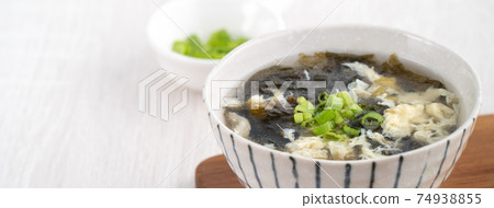Seaweed egg soup Taiwan snacks seaweed egg soup Taiwan のりたまごスープ Seaweed egg soup Taiwan snacks seaweed egg soup Taiwan のりたまごスープ 74938855
