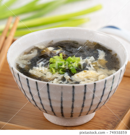 Seaweed egg soup Taiwan snacks seaweed egg soup Taiwan のりたまごスープ Seaweed egg soup Taiwan snacks seaweed egg soup Taiwan のりたまごスープ 74938859
