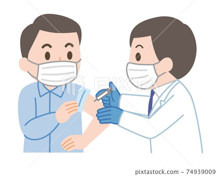 Vaccinated men Vaccinated men 74939009